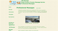 Desktop Screenshot of lbimassage.com